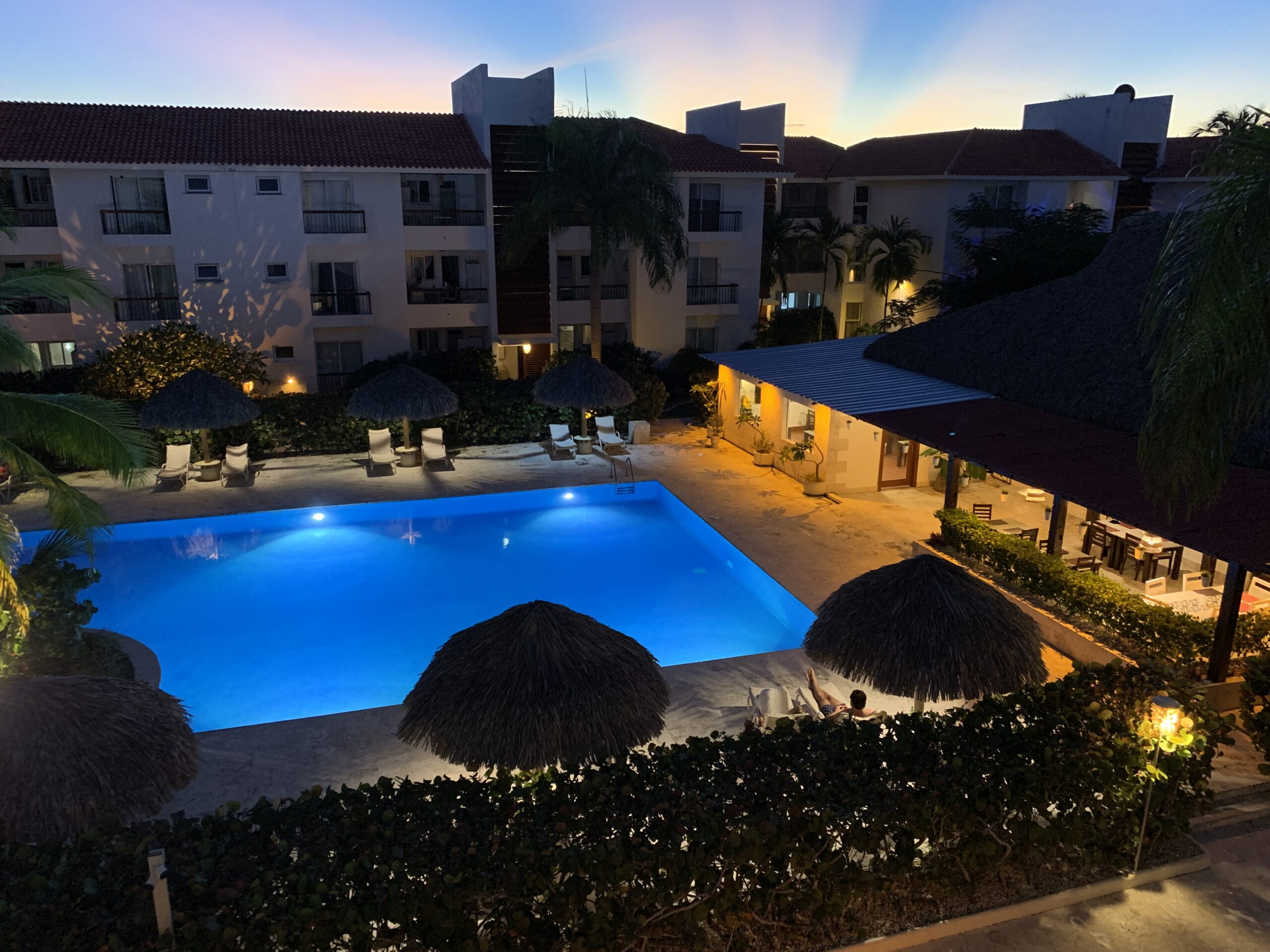 Marble floors condo near the beach